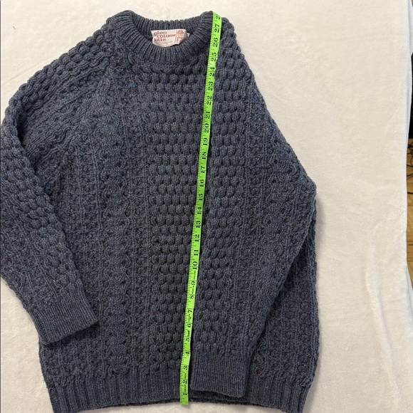 Glen Columbia Kille pure Irish wool cable knit sweater - Picture 5 of 5